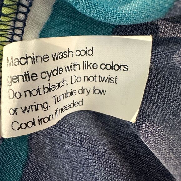 TORI RICHARD Honolulu Show Your Stripes Dress Size X-Large Striped Multicolor - Picture 9 of 11